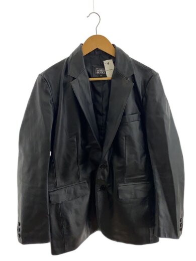 商品画像：レザージャケット・ブルゾン/M/レザー/BLK/無地 1