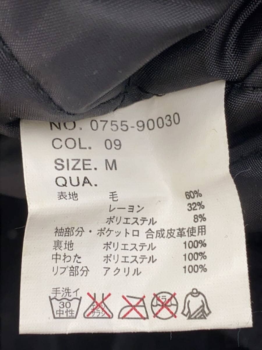 CONART / スタジャン/M/ウール/BLK/0755-90030