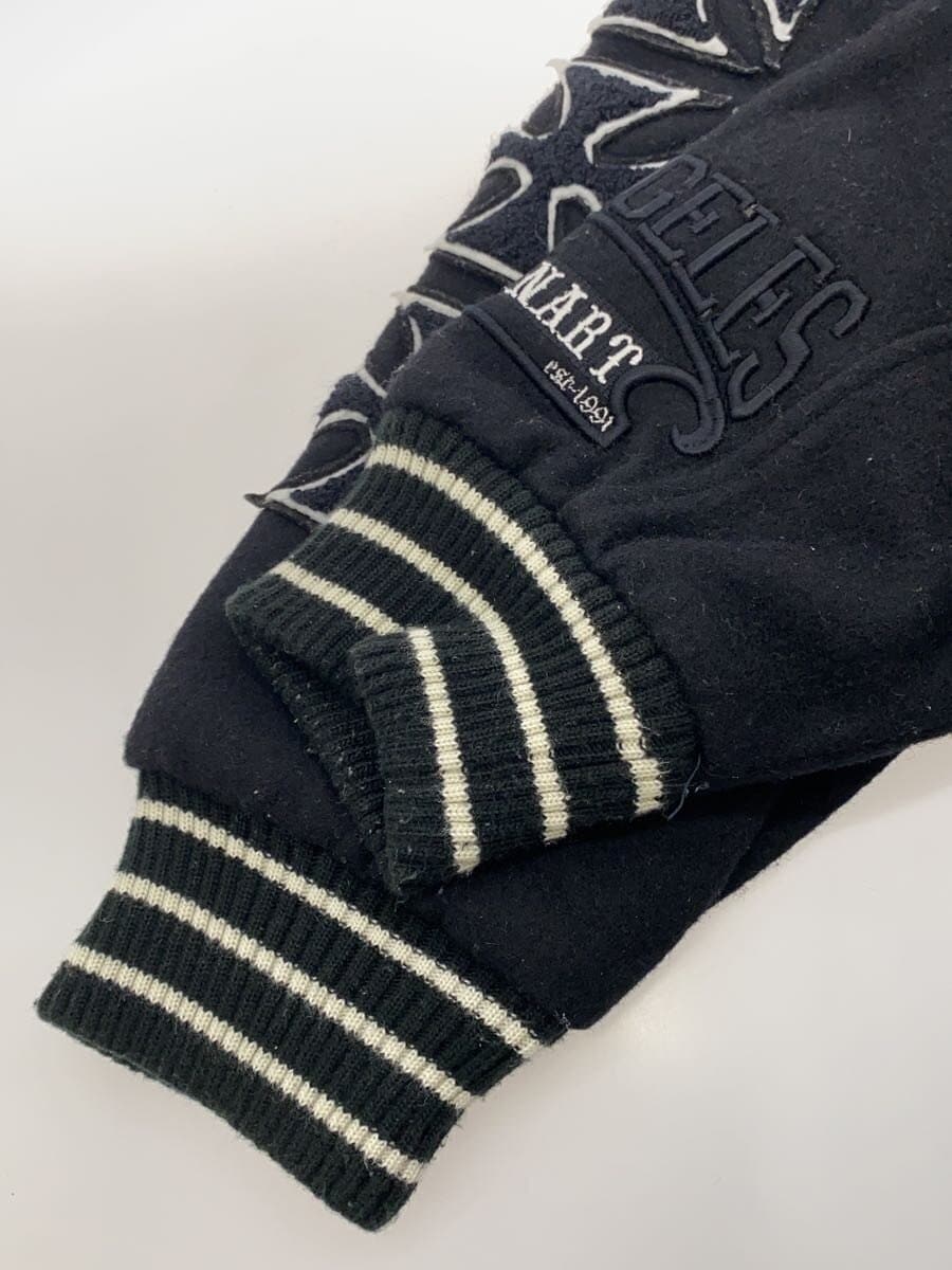 CONART / スタジャン/M/ウール/BLK/0755-90030