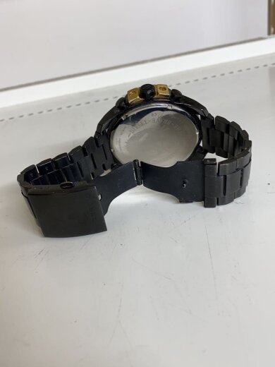 商品画像：クォーツ腕時計/アナログ/ステンレス/BLK/BLK/DZ-4338 4