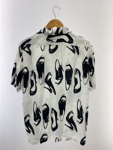 商品画像：アロハシャツ/L/レーヨン/WHT/総柄/AB-0006010100 2