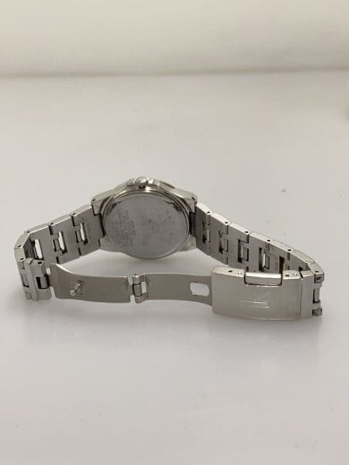 商品画像：クォーツ腕時計/アナログ/ステンレス/RED/SLV/5Y89-0B30 4