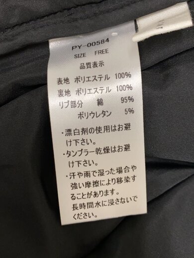 商品画像：コート/FREE/ポリエステル/BLK 4