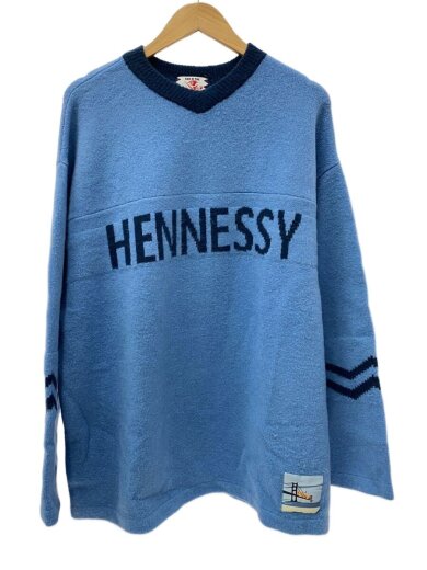 商品画像：ニット・セーター(厚手)/XL/アクリル/BLU/SC2420-KN04 1