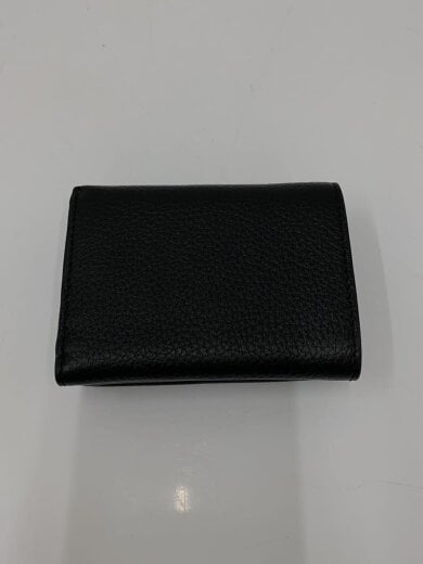 商品画像：3つ折り財布/レザー/BLK/レディース/88666 2
