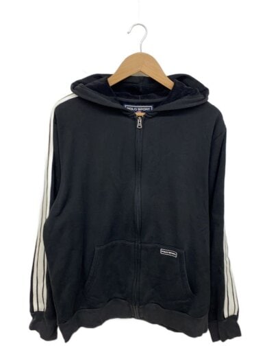 商品画像：ジップパーカー/LL/コットン/BLK/KK-RS-BA0568 1