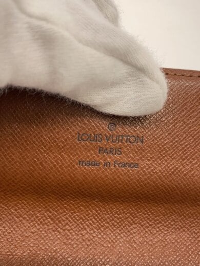 商品画像：1)ポルト・フォイユ・サラ_モノグラム・キャンバス/PVC/BRW/レディース 3