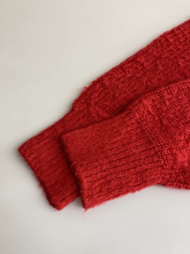 商品画像：カーディガン(厚手)/M/ナイロン/RED 5