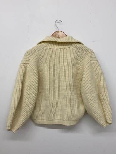 商品画像：ポンディッシュニットジャケット/FREE/ポリエステル/IVO/無地/0031110 2