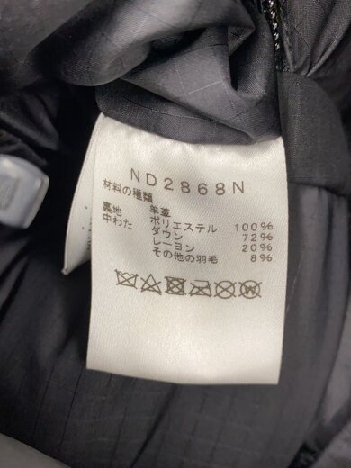 商品画像：ダウンジャケット/L/羊革/BLK/無地/ND2868N 4