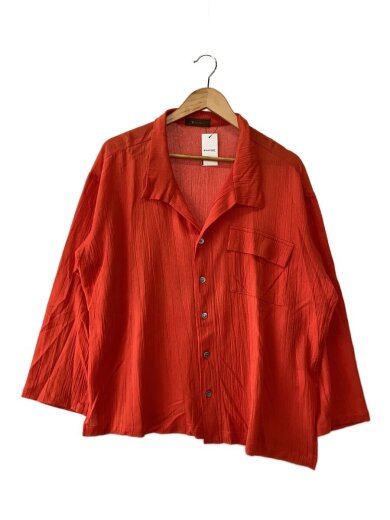 商品画像：長袖シャツ/--/コットン/ORN/MF-T16-038 1