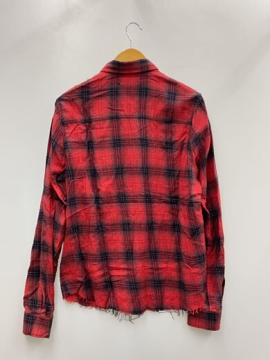 商品画像：長袖シャツ/36/コットン/RED/オンブレCK// 2
