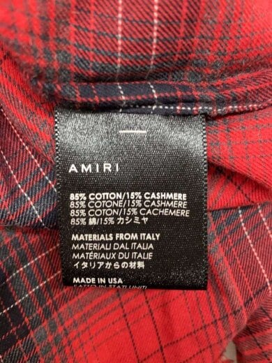 商品画像：長袖シャツ/36/コットン/RED/オンブレCK// 4