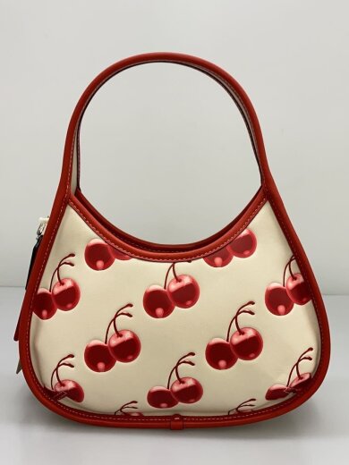 商品画像：チェリー/ショルダーバッグ/レザー/RED// 2