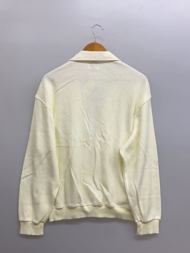 商品画像：90s/金釦カーディガン(薄手)/L/コットン/WHT/無地// 2