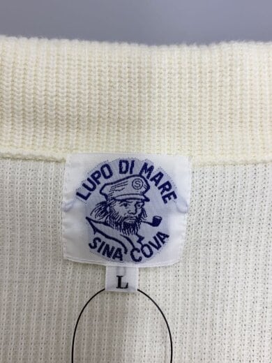 商品画像：90s/金釦カーディガン(薄手)/L/コットン/WHT/無地// 4