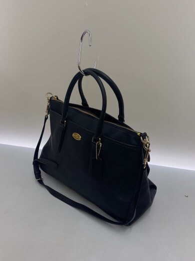 商品画像：COACH/コーチ/トートバッグ/レザー/NVY/無地 2