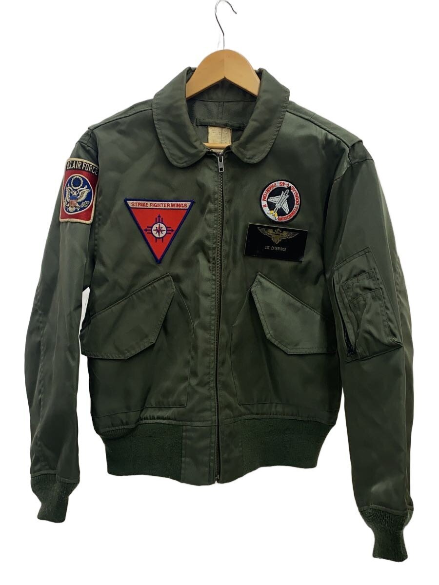 HOUSTON / フライトジャケット/XS/ナイロン/KHK/8415-01-010-1911