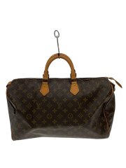 1)スピーディ40_モノグラム・キャンバス/PVC/BRW