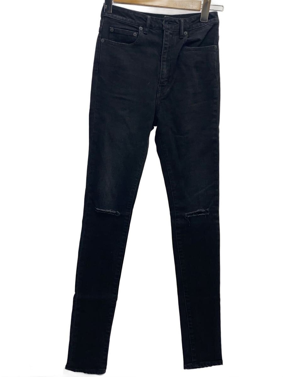 MINEDENIM / スキニーパンツ/2/コットン/BLK/無地/1608-1006-96-251