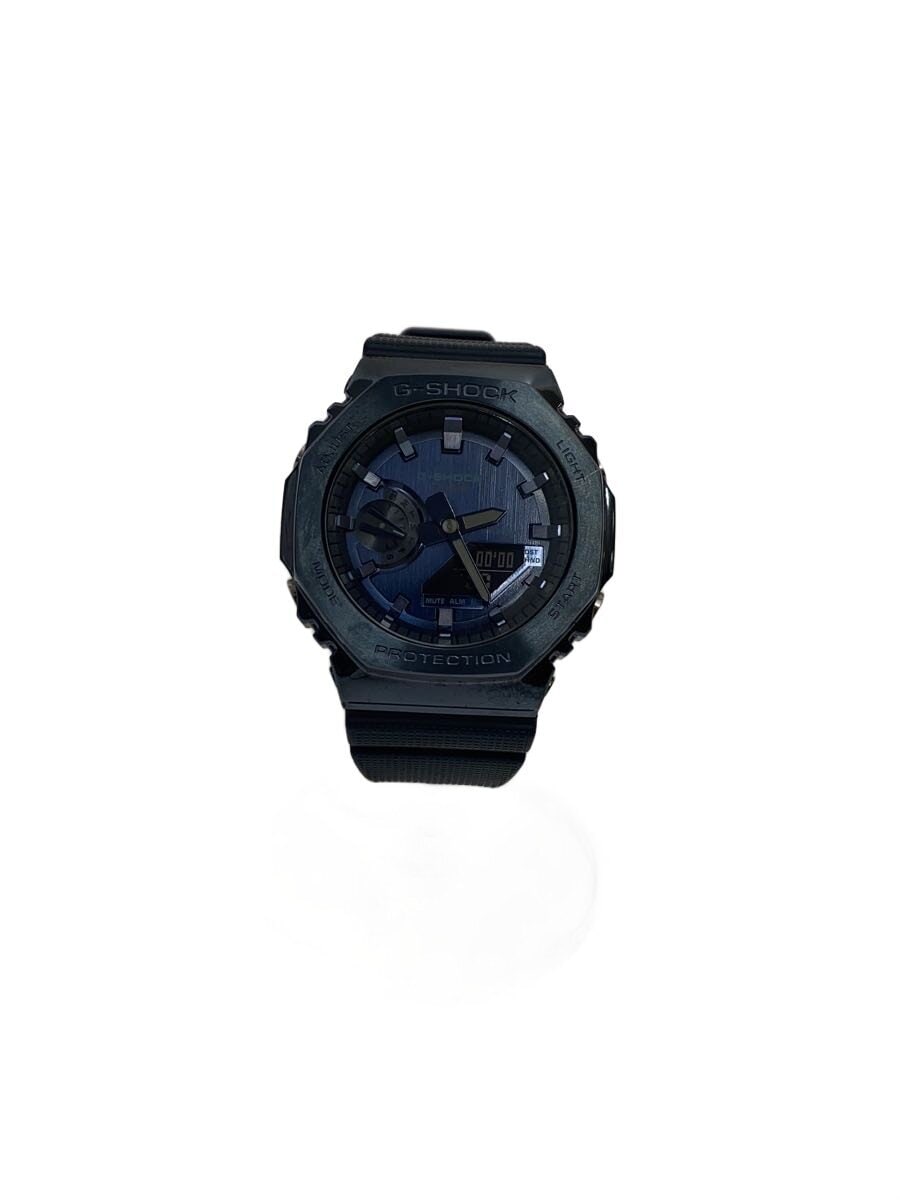 CASIO / クォーツ腕時計_G-SHOCK/デジアナ/NVY/NVY