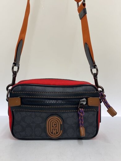 商品画像：ショルダーバッグ/レザー/BLK/総柄 2