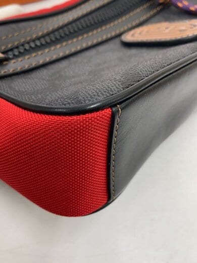 商品画像：ショルダーバッグ/レザー/BLK/総柄 8