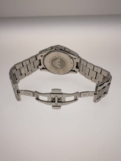 商品画像：クォーツ腕時計/アナログ/ステンレス/BLK/SLV/SS/AR-0673 4