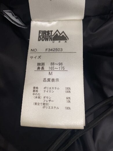 商品画像：ダウンジャケット/M/ポリエステル/BLK/F342503C 4
