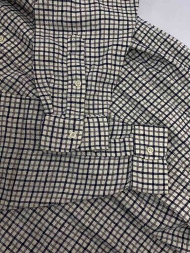 商品画像：長袖シャツ/M/コットン/BEG/チェック/7-007429 6