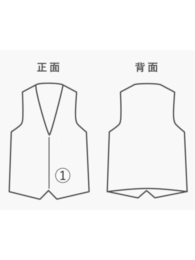 商品画像：ベスト/--/ポリエステル/BLK/無地/10238547 7