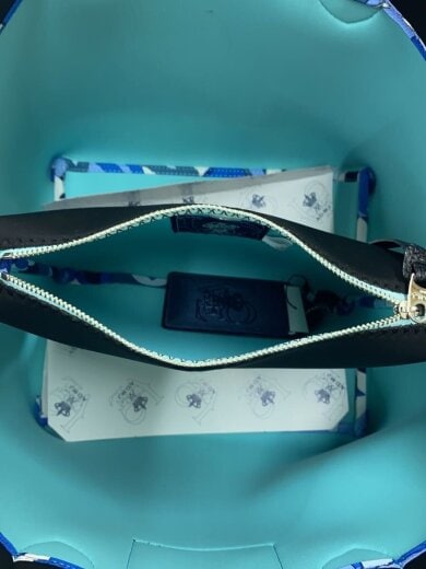 商品画像：トートバッグ/--/BLK/無地/マジックライト/内側汚れ有り 6