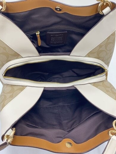 商品画像：ハンドバッグ/PVC/BEG/総柄/F27972 5