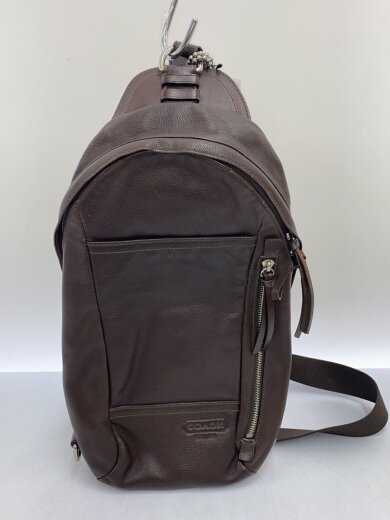 商品画像：ウエストバッグ/レザー/BRW 1