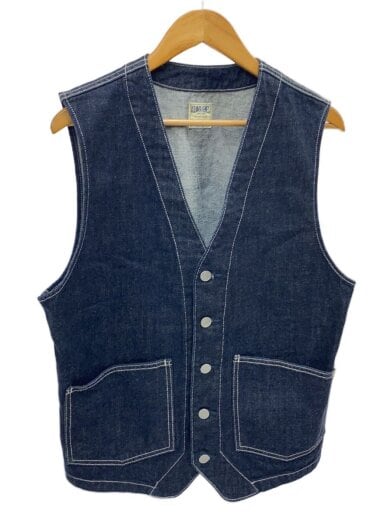 商品画像：ベスト/XL/デニム/NVY/無地 1