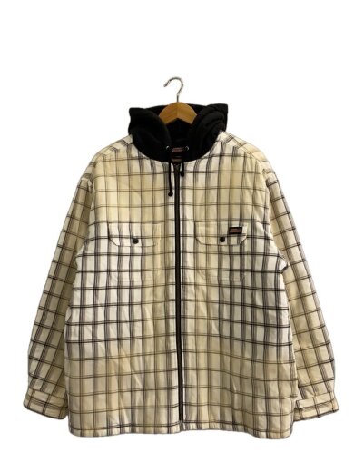 商品画像：23FW/Dickies Plaid Hooded Zip Up Shirt/M/コットン/チェック// 1