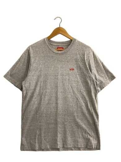 商品画像：Tシャツ/M/コットン/グレー/Small Box Logo/襟元汚れ// 1