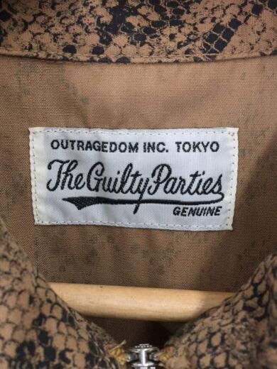 画像：WACKO MARIA × DICKIESDICKIES-WM-WR06/WORK SHIRT/L/ポリエステル/キャメル/3