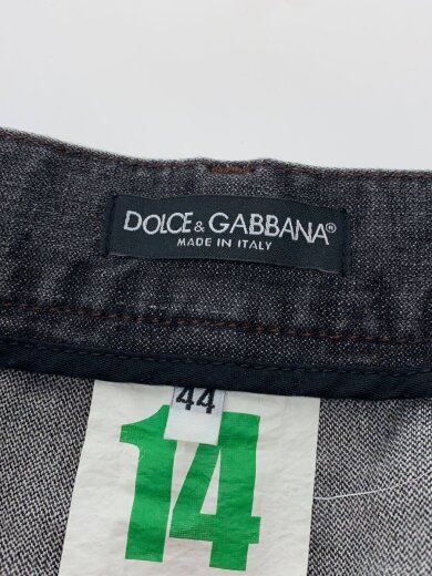 画像：DOLCE&GABBANAストレートパンツ/44/コットン/GRY4