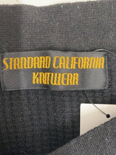 商品画像：ワッフルニット/カーディガン(薄手)/S/ウール/BLK 3