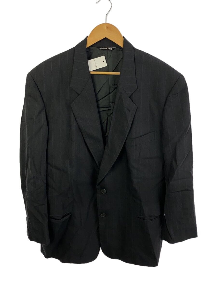 GIORGIO ARMANI / 90s/白タグ/イタリア製/テーラードジャケット/--/ウール/GRY/ストライプ//
