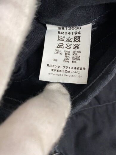 商品画像：N-1/デッキジャケット/36/コットン/BLK/BR12030// 5