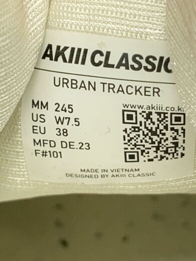 画像：AKIII CLASSICローカットスニーカー/24.5cm/WHT5