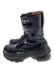 コンバットブーツ/ブーツ/42/BLK