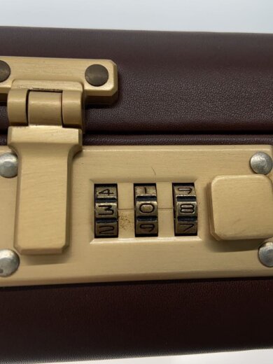 商品画像：OLD/アタッシュケース/USA製/ブリーフケース/レザー/BRW/KEY-308// 7