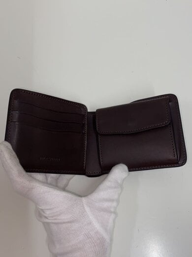 商品画像：2つ折り財布/レザー/BRW/メンズ 2