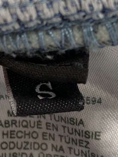 商品画像：リブトラックデニム/パーカー/S/コットン/BLU 4