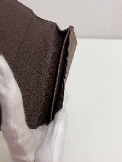 商品画像：アンヴェロップ・カルト・ドゥ・ヴィジット_ダミエ・エベヌ/--/BRW/メンズ 5