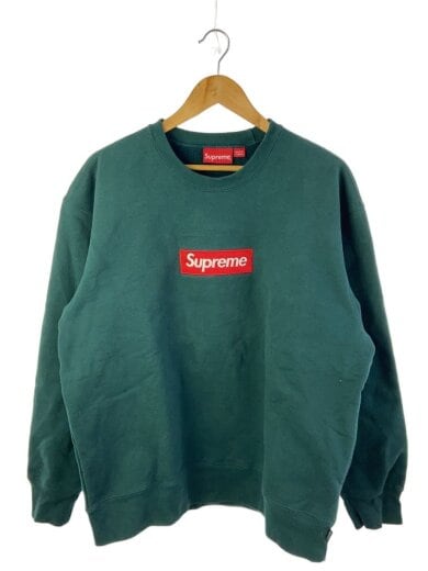 商品画像：22aw/BOX LOGO CREWNECK/スウェット/L/コットン/GRN 1