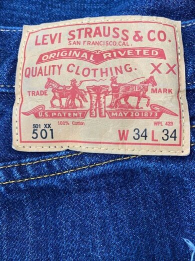 商品画像：501XX/1966年復刻モデル/ストレートパンツ/34/デニム/IDG/PC9-66501-0146 4